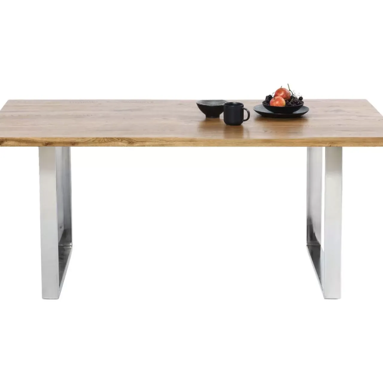Tische|KARE Design Tisch Jackie Eiche Chrom 160X80