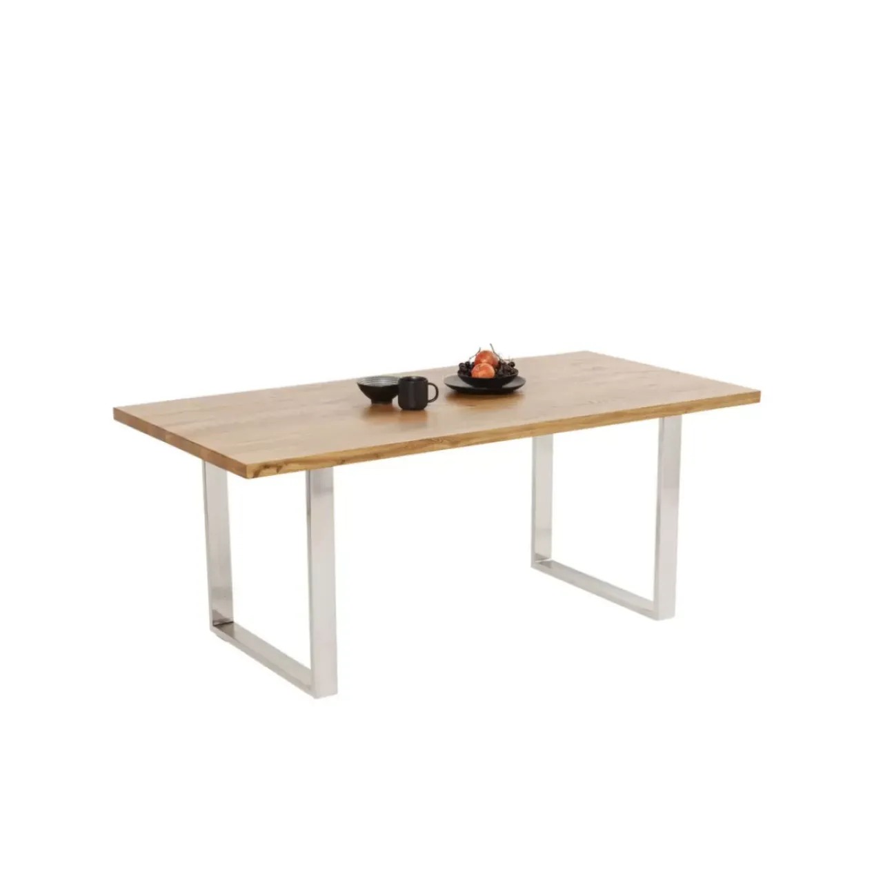 Tische|KARE Design Tisch Jackie Eiche Chrom 160X80