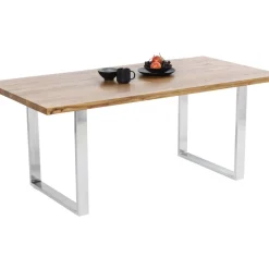 Tische|KARE Design Tisch Jackie Eiche Chrom 160X80