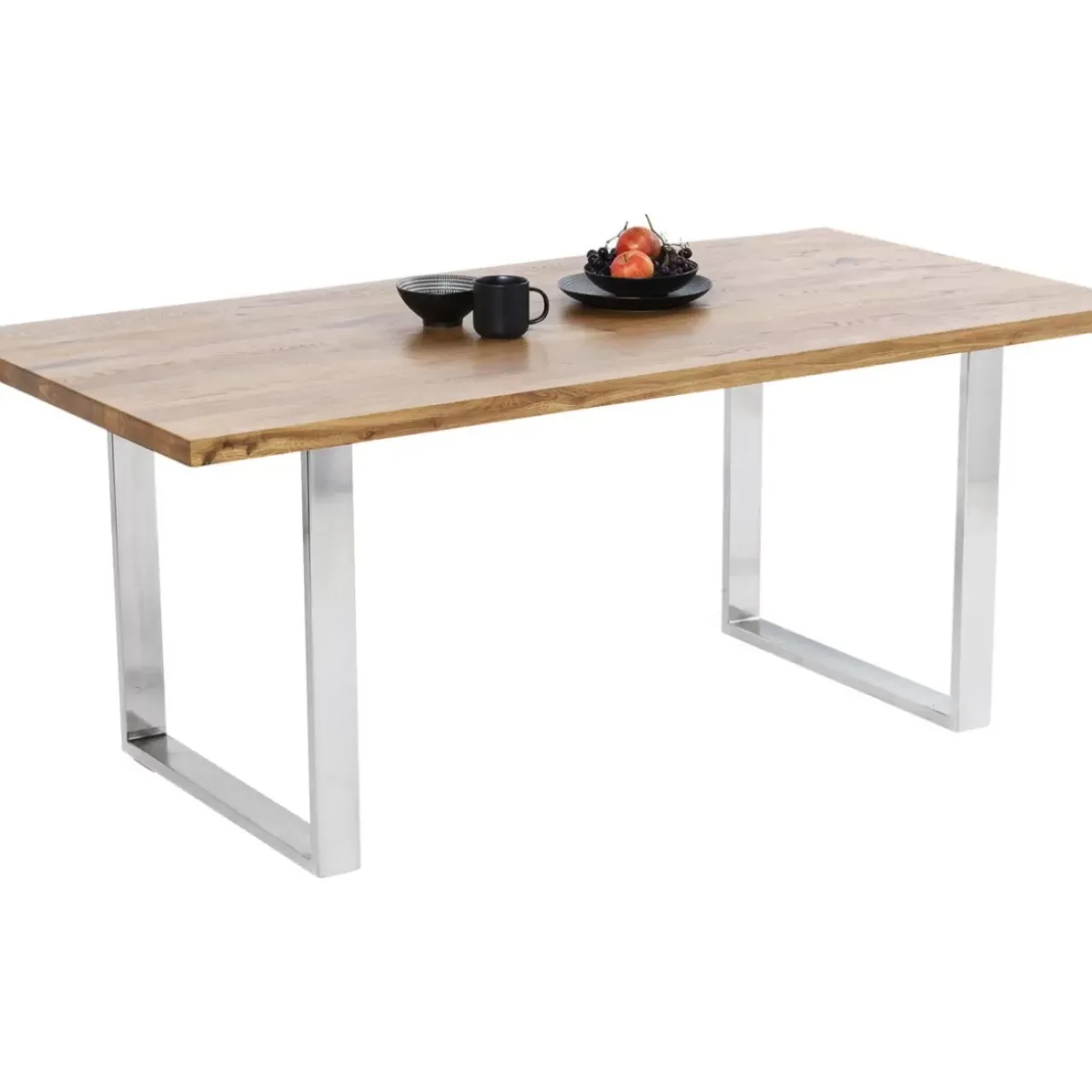 Tische|KARE Design Tisch Jackie Eiche Chrom 160X80