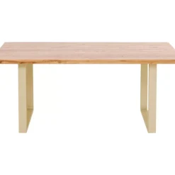 Tische|KARE Design Tisch Jackie Eiche Messing 160X80