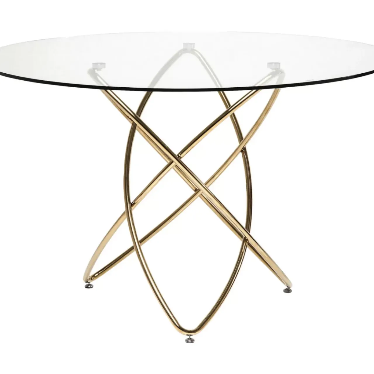 Tische|KARE Design Tisch Molekular Gold O120Cm