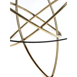 Tische|KARE Design Tisch Molekular Gold O120Cm