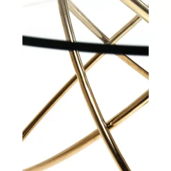 Tische|KARE Design Tisch Molekular Gold O120Cm
