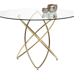 Tische|KARE Design Tisch Molekular Gold O120Cm