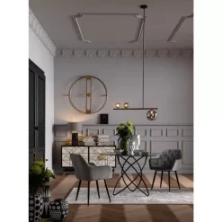 Tische|KARE Design Tisch Molekular Schwarz O120Cm