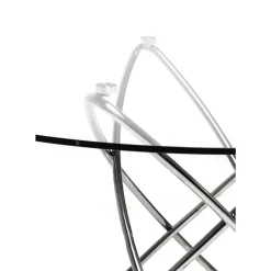 Tische|KARE Design Tisch Molekular Silber O120Cm