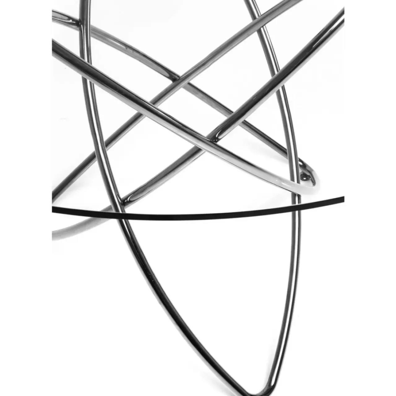 Tische|KARE Design Tisch Molekular Silber O120Cm