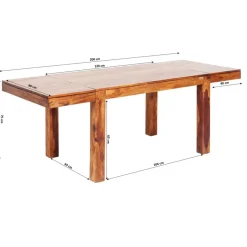 Tische|KARE Design Tisch Momo Inkl. 2 Ansteckplatten 120(40+40)X80Cm