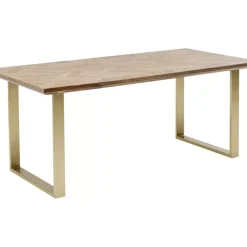 Tische|KARE Design Tisch Parquet Messing 180X90