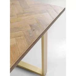 Tische|KARE Design Tisch Parquet Messing 180X90