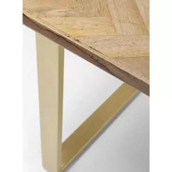 Tische|KARE Design Tisch Parquet Messing 180X90