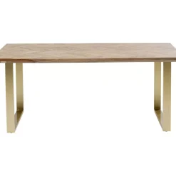 Tische|KARE Design Tisch Parquet Messing 180X90