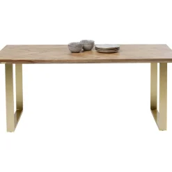 Tische|KARE Design Tisch Parquet Messing 180X90