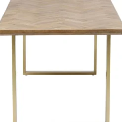 Tische|KARE Design Tisch Parquet Messing 180X90