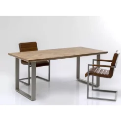 Tische|KARE Design Tisch Parquet Silber 180X90