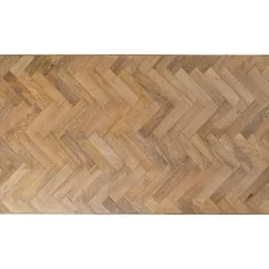 Tische|KARE Design Tisch Parquet Silber 180X90