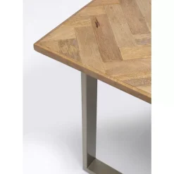 Tische|KARE Design Tisch Parquet Silber 180X90