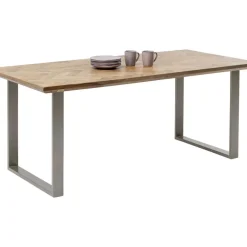 Tische|KARE Design Tisch Parquet Silber 180X90
