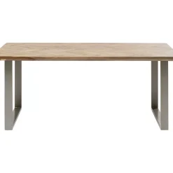 Tische|KARE Design Tisch Parquet Silber 180X90