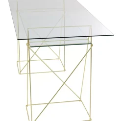 Tische|KARE Design Tisch Polar Messing Matt 8Mm Esg