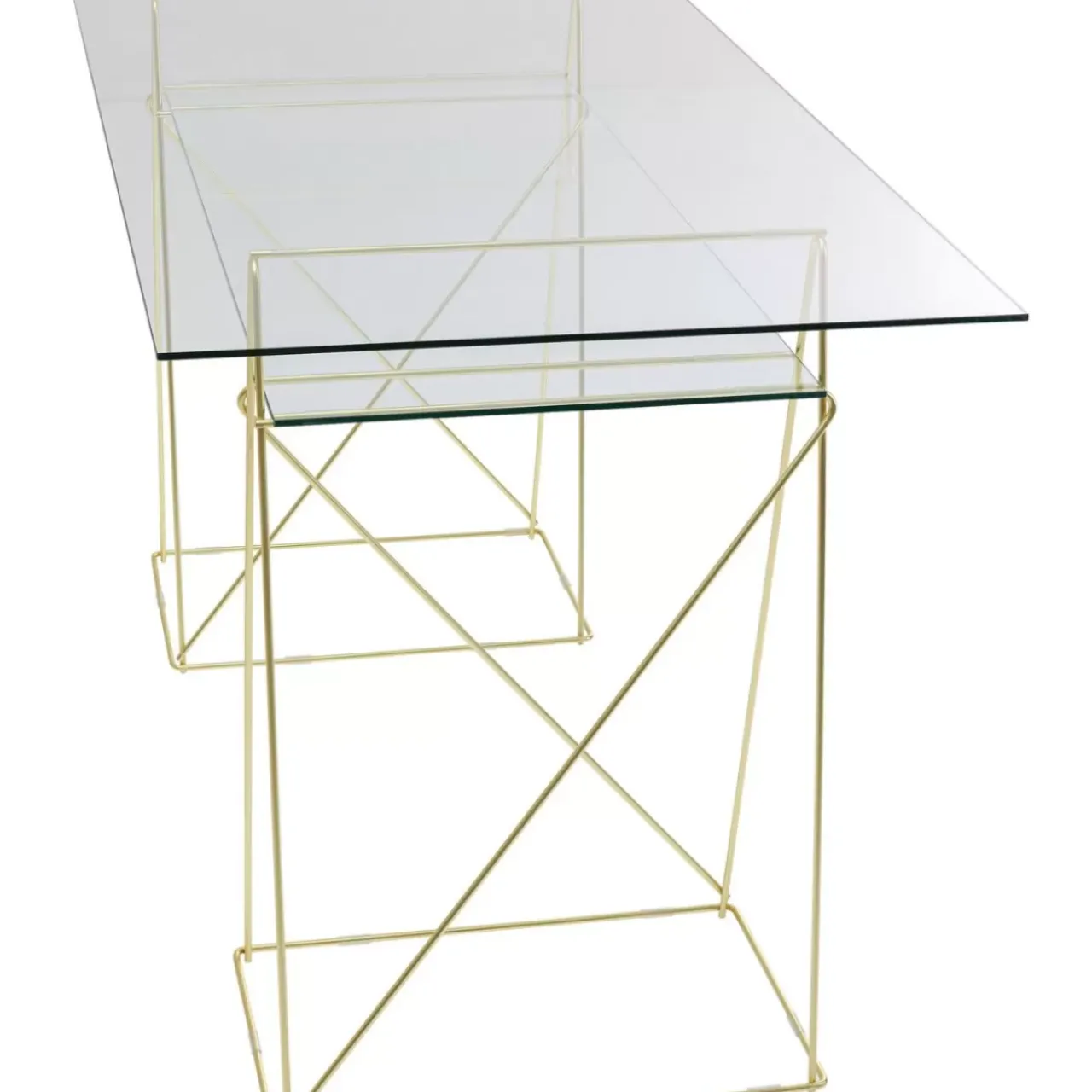 Tische|KARE Design Tisch Polar Messing Matt 8Mm Esg