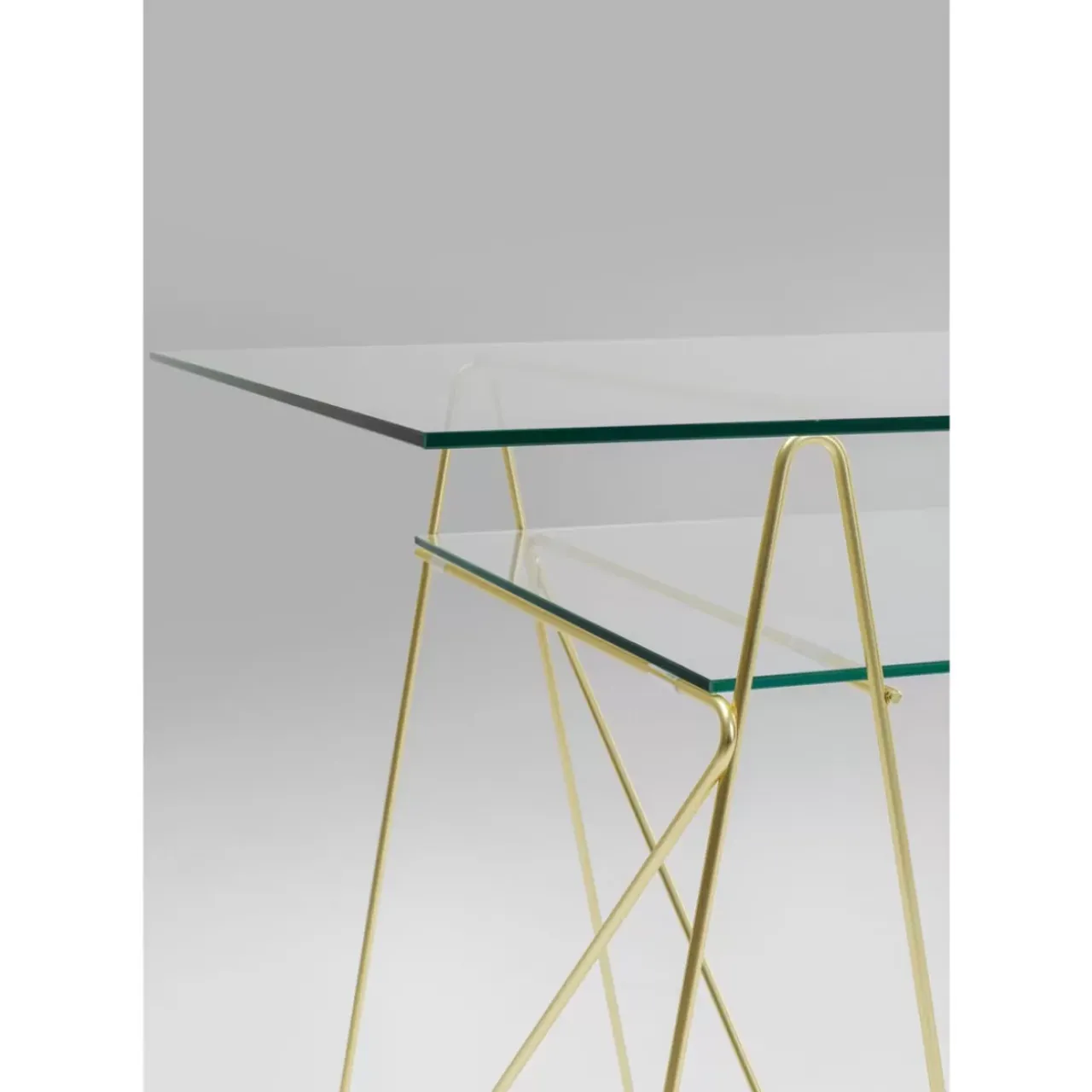 Tische|KARE Design Tisch Polar Messing Matt 8Mm Esg