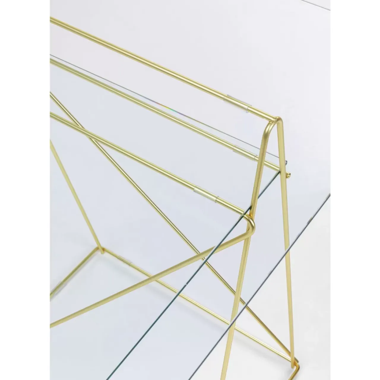 Tische|KARE Design Tisch Polar Messing Matt 8Mm Esg