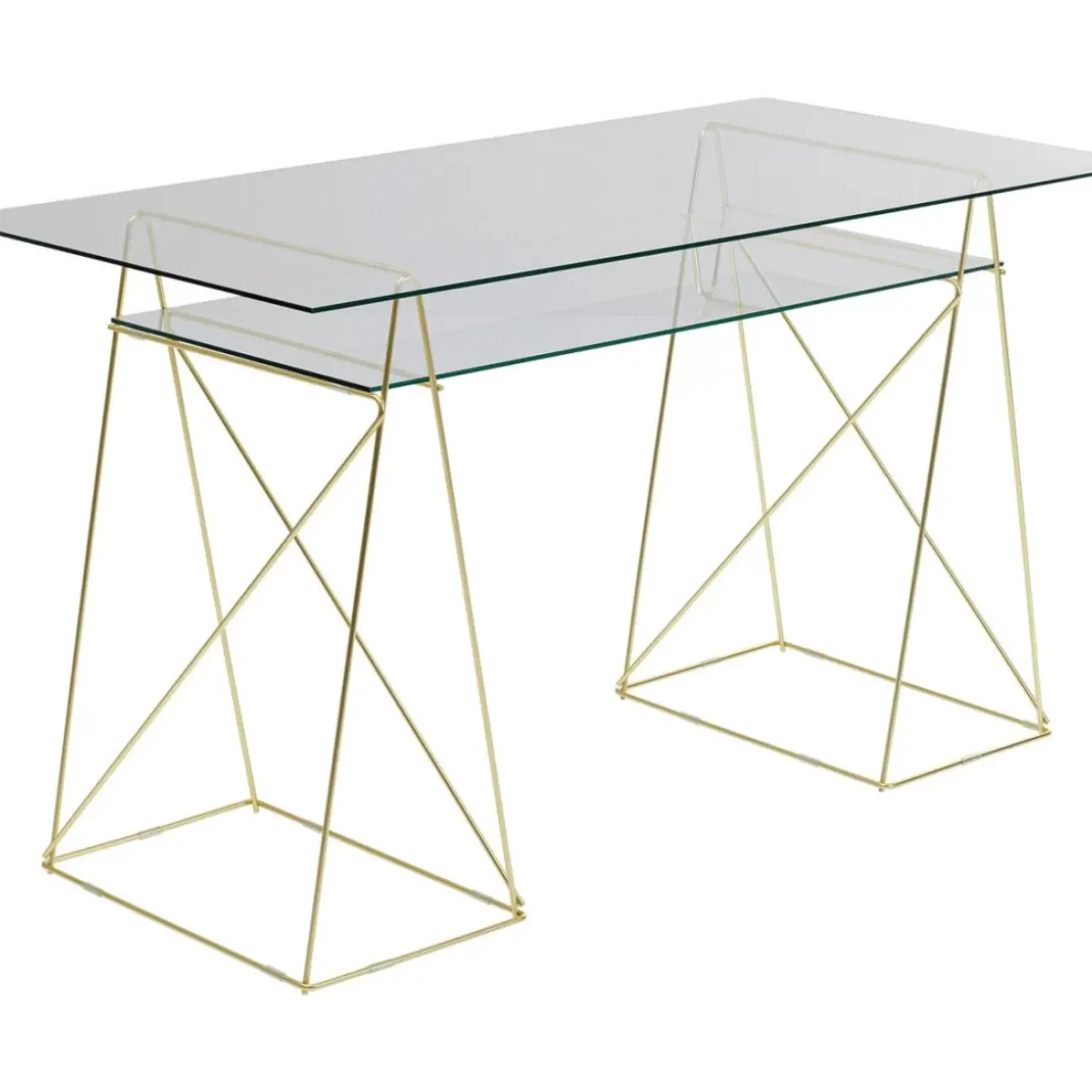 Tische|KARE Design Tisch Polar Messing Matt 8Mm Esg