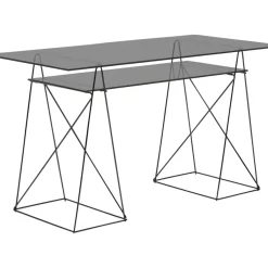 Tische|KARE Design Tisch Polar Schwarz 8Mm Esg 135X65Cm