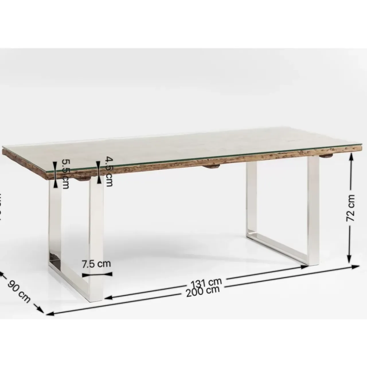 Tische|KARE Design Tisch Rustico 200X90Cm