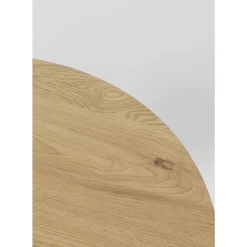 Tische|KARE Design Tisch Schickeria Eichenoptik Weis O80Cm