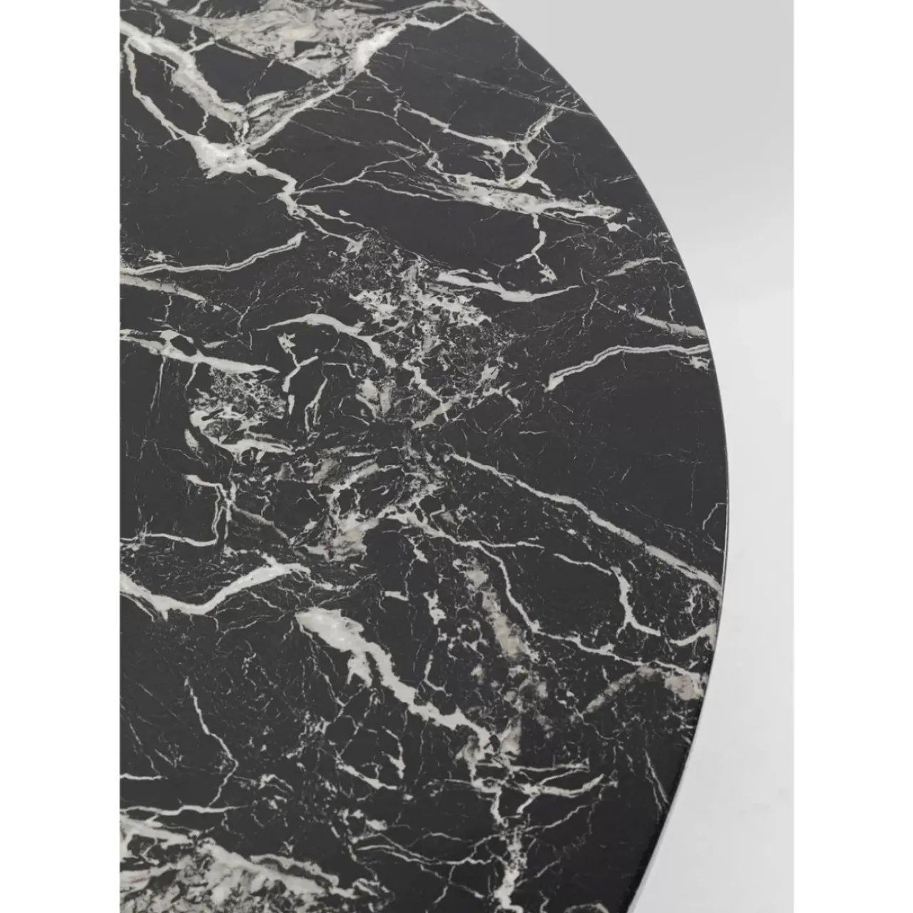 Tische|KARE Design Tisch Schickeria Marmor Schwarz O110Cm