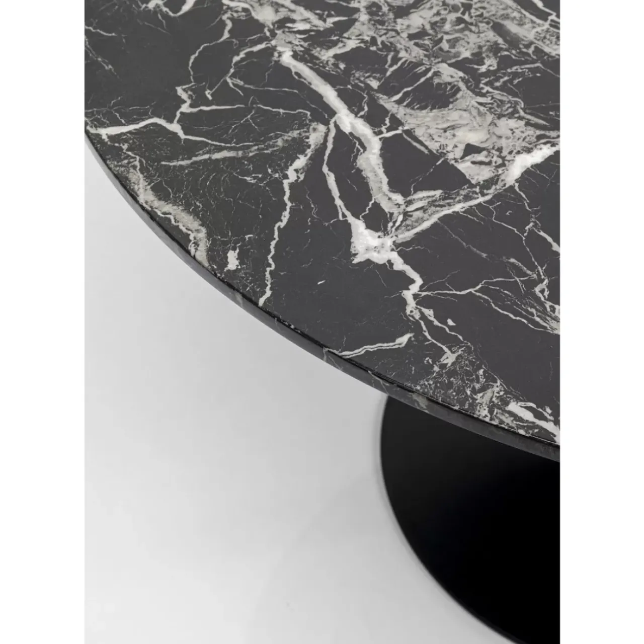 Tische|KARE Design Tisch Schickeria Marmor Schwarz O110Cm