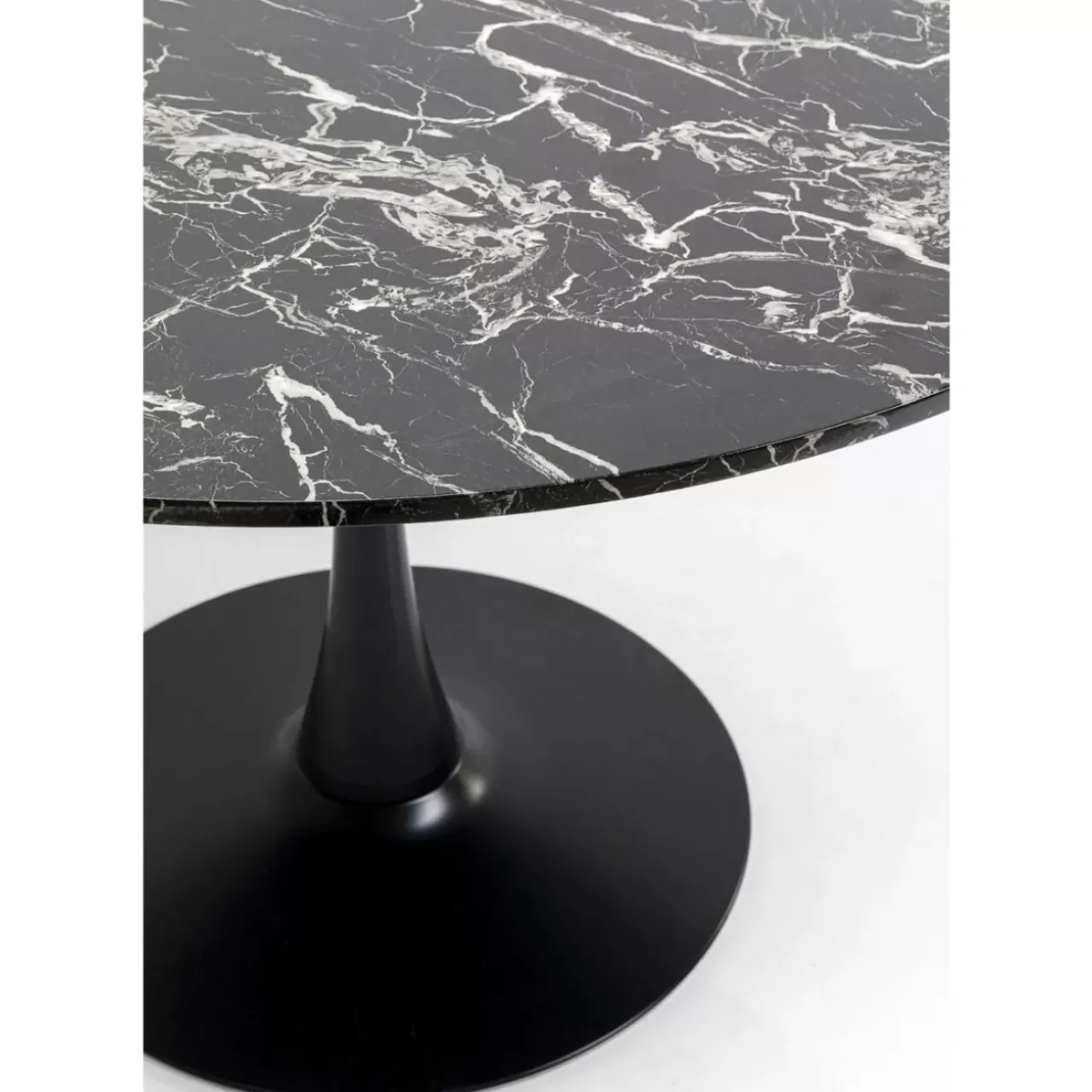 Tische|KARE Design Tisch Schickeria Marmor Schwarz O110Cm