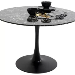 Tische|KARE Design Tisch Schickeria Marmor Schwarz O110Cm