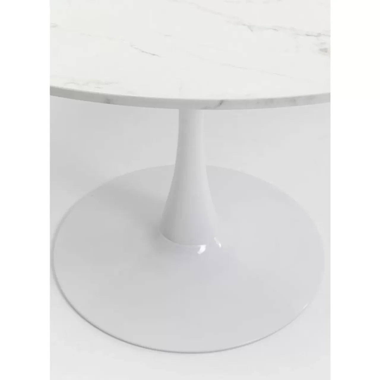 Tische|KARE Design Tisch Schickeria Marmor Weis O110Cm