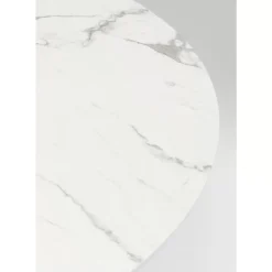 Tische|KARE Design Tisch Schickeria Marmor Weis O110Cm