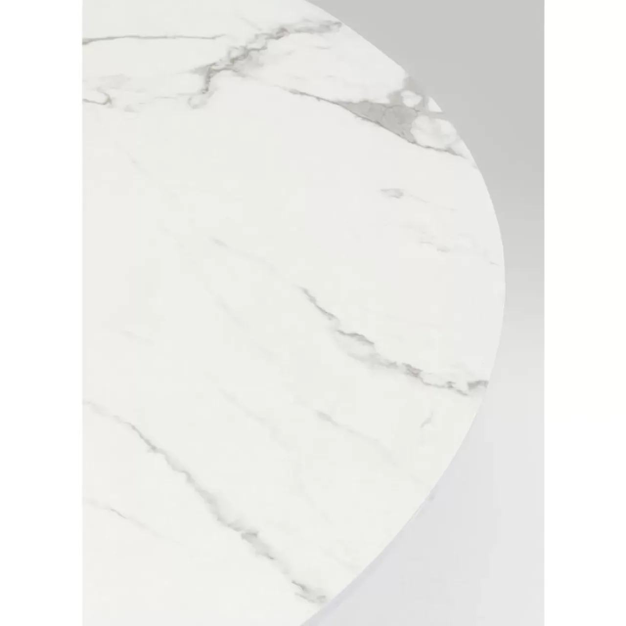 Tische|KARE Design Tisch Schickeria Marmor Weis O110Cm
