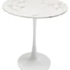 Tische|KARE Design Tisch Schickeria Marmoroptik Weis O80Cm