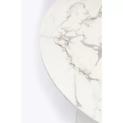 Tische|KARE Design Tisch Schickeria Marmoroptik Weis O80Cm