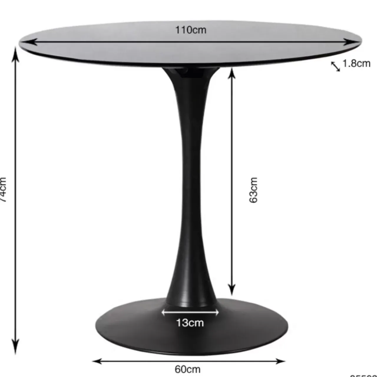 Tische|KARE Design Tisch Schickeria Schwarz O110