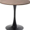 Tische|KARE Design Tisch Schickeria Walnuss Schwarz O80Cm