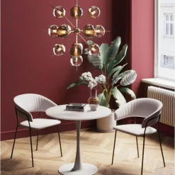 Tische|KARE Design Tisch Schickeria Weis O80
