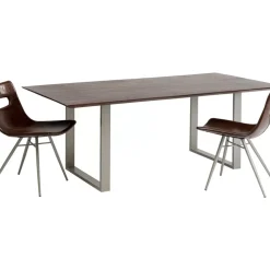Tische|KARE Design Tisch Symphony Dunkel Silber 200X100