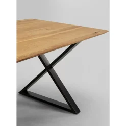 Tische|KARE Design Tisch Symphony Eiche Cross Schwarz 200X100Cm