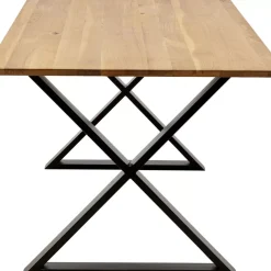 Tische|KARE Design Tisch Symphony Eiche Cross Schwarz 200X100Cm