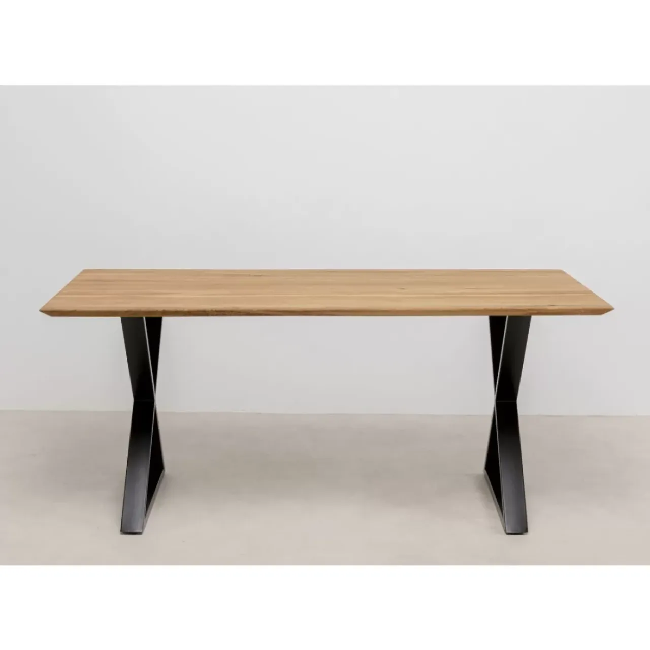 Tische|KARE Design Tisch Symphony Eiche Cross Schwarz 180X90Cm