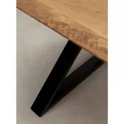 Tische|KARE Design Tisch Symphony Eiche Cross Schwarz 180X90Cm