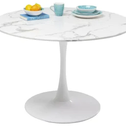 Tische|KARE Design Tisch Veneto Marmor Weis O110Cm